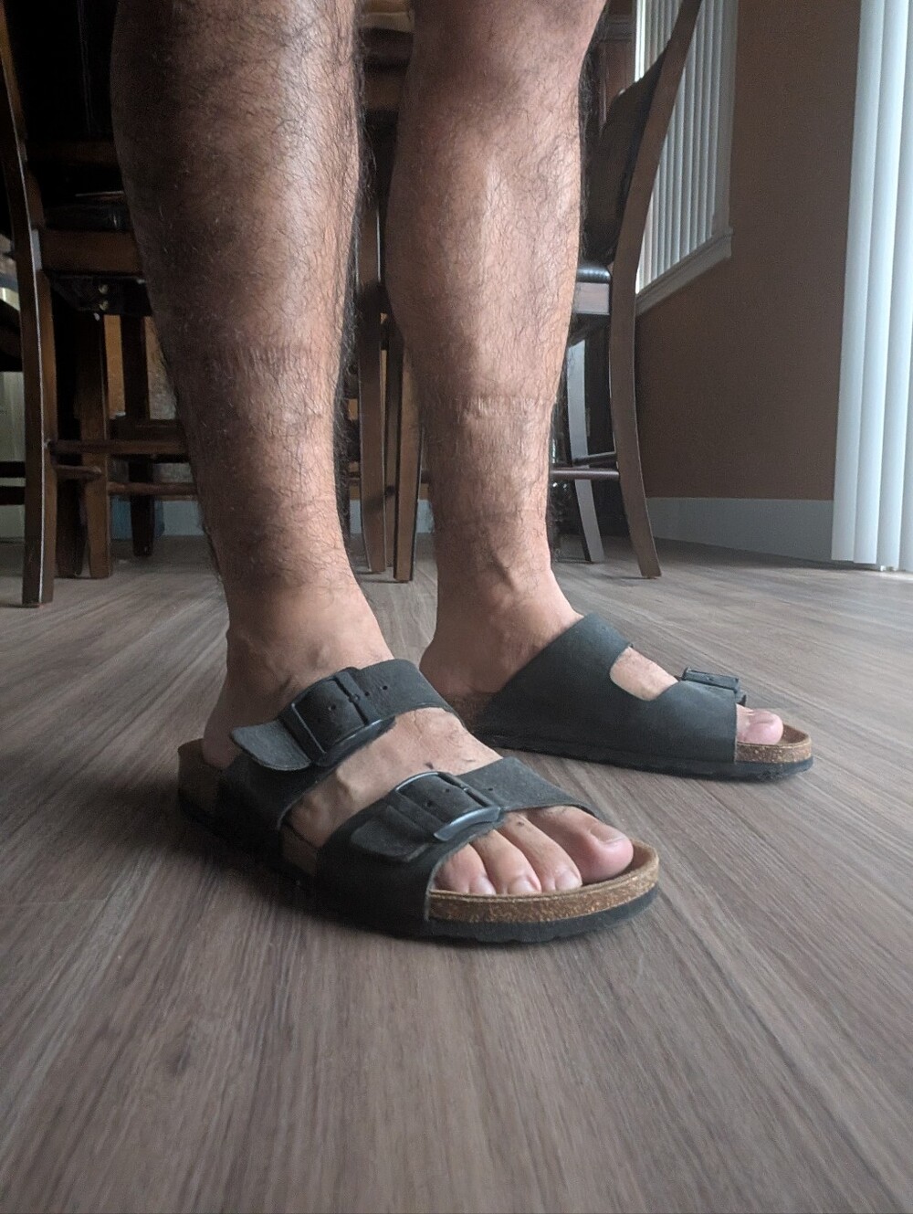 H&M Black and Brown Men's Sandals
